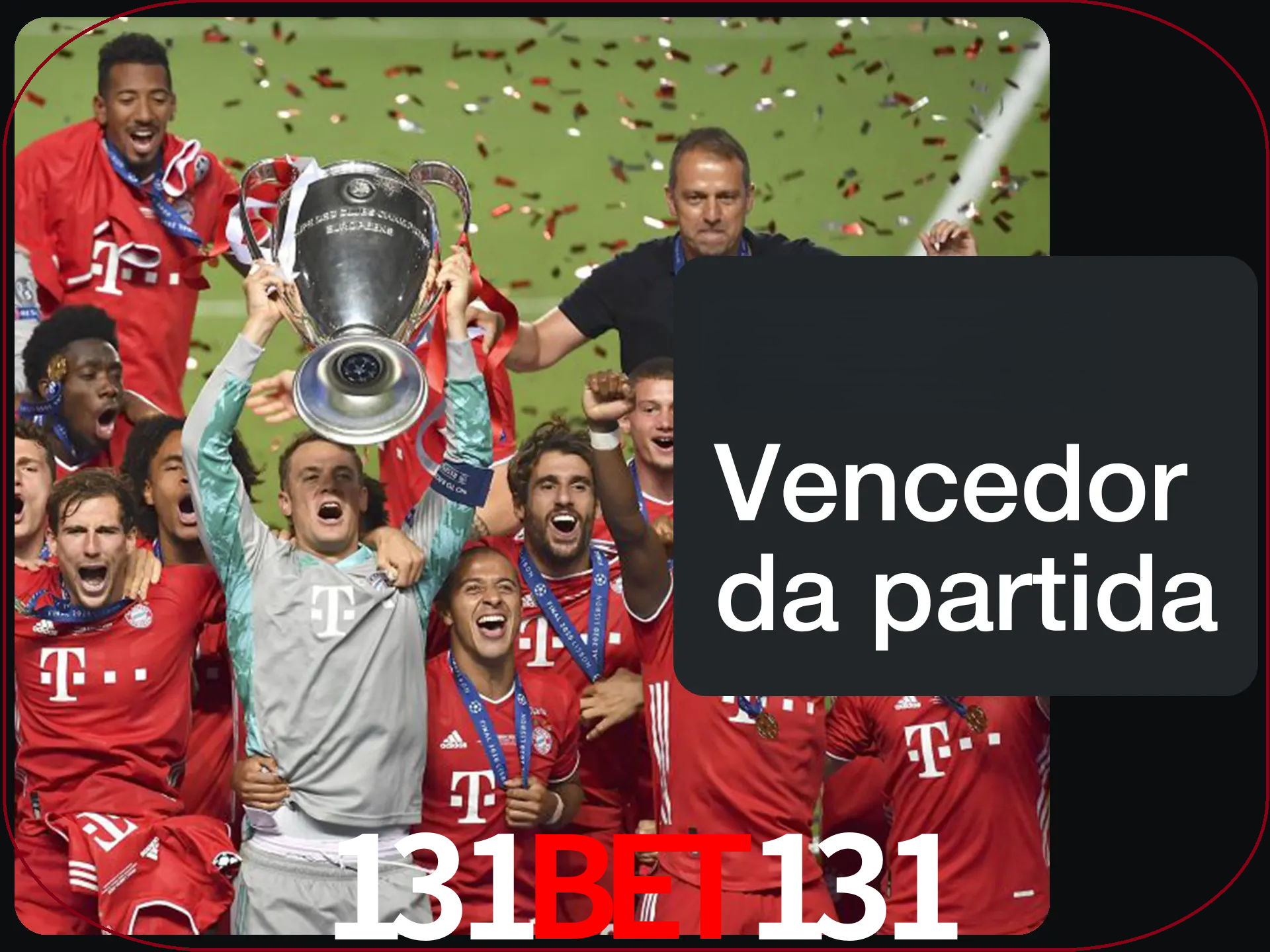 Aposte no vencedor e ganhe uma grande quantia de dinheiro.